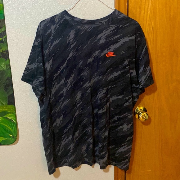 Nike Shirts Mens Nike Tee Size Xxl Grayblackorange Poshmark